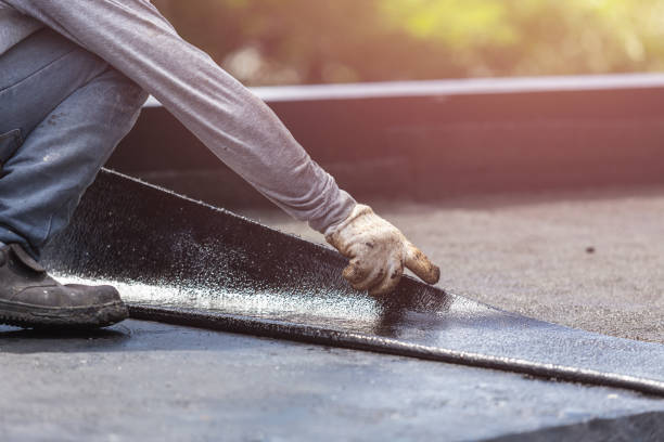 Professional Exterior Waterproofing technician working in Peru, IL